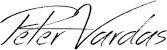 Peter Vardas' signature