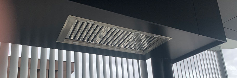 An indoor rangehood